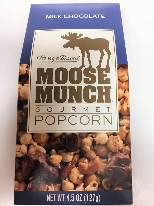 Harry & David Moose Munch Milk Chocolate Gourmet Popcorn 4.5 Oz.
